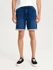 niebieskie-spodenki-joggery-wiazane-reserved-s