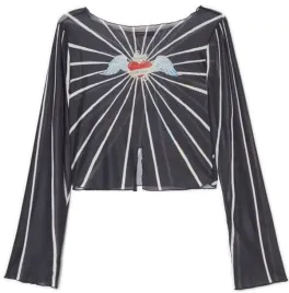 czarny-szyfonowy-top-z-rozcieciem-cropp-m