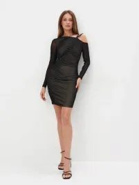 czarna-dopasowana-sukienka-mini-z-siateczki-reserved-xs