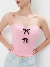 rozowy-damski-top-z-kokardkami-mohito-l