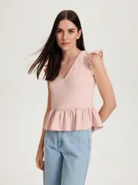rozowa-bluzka-z-falbankami-reserved-l