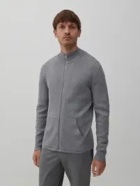 szary-sweter-rozpinany-reserved-xxl