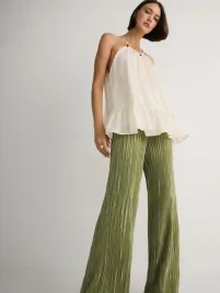 zielone-strukturalne-spodnie-reserved-s