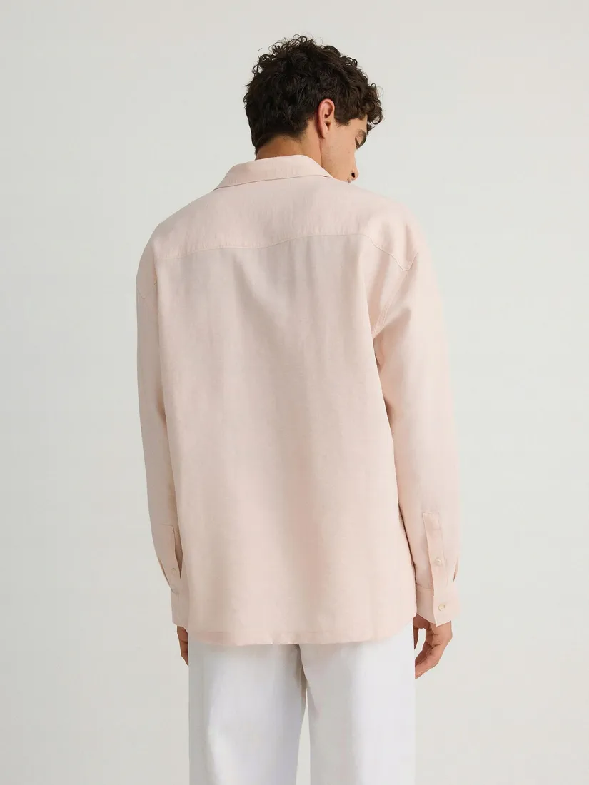 rozowa-koszula-oversize-reserved-s-stan-nowy