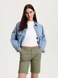 zielone-szorty-z-paskiem-reserved-xs