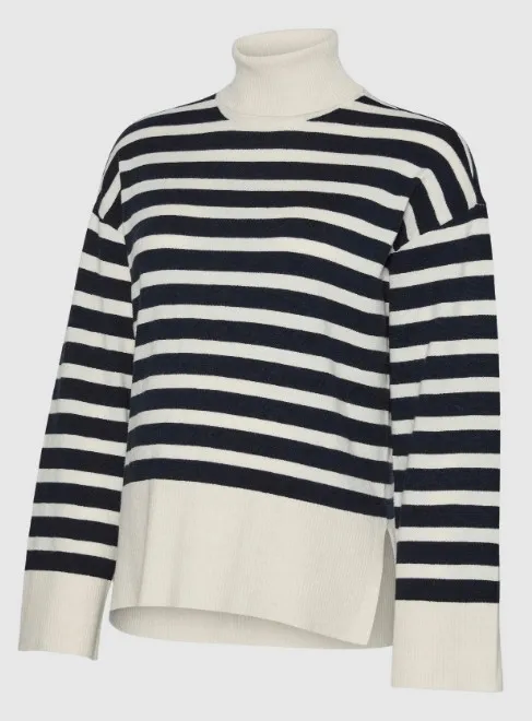 niebiesko-bezowy-sweter-vero-moda-xl-stan-nowy