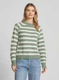 bialo-zielony-sweter-vero-moda-xs