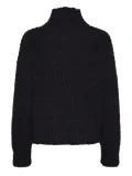 czarny-sweter-z-polgolfem-pieces-m-stan-nowy