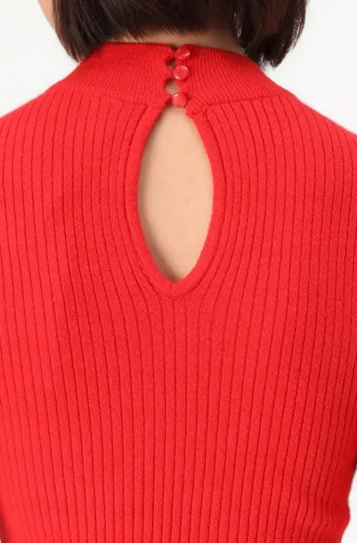 czerwony-sweter-z-polgolfem-only-m-kolor-czerwony