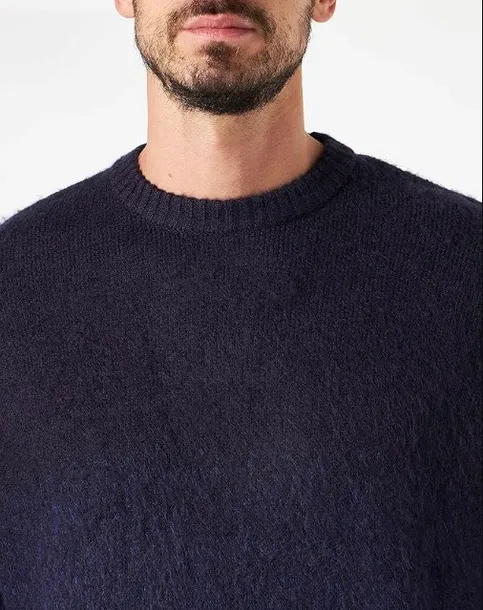 niebieski-sweter-welniany-wrangler-l-stan-nowy