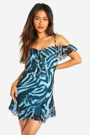 niebiesko-czarna-sukienka-mini-boohoo-m