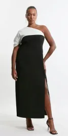 bialo-czarna-sukienka-midi-karen-millen-4xl