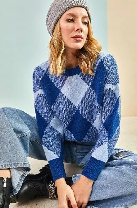 niebieski-sweter-w-krate-bianco-lucci-m-stan-nowy