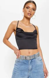 a1d032-czarny-satynowy-top-wiazany-prettylittlething-l