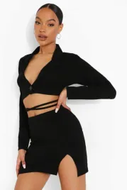 c8e010-czarny-top-wiazany-boohoo-l