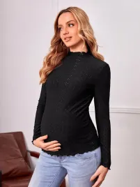 d8e005-czarna-bluzka-ciazowa-z-dlugim-rekawem-shein-s