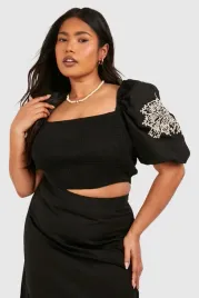 b4d118-czarny-top-z-bufiastymi-rekawami-boohoo-5xl