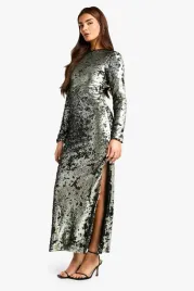 d9f103-szara-sukienka-cekinowa-boohoo-s