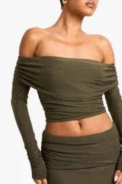 d4c317-khaki-bluzka-hiszpanka-boohoo-s