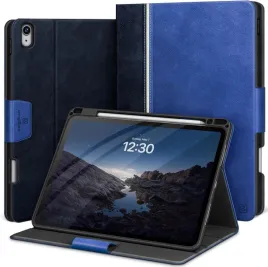 kingblanc-etui-skorzane-ipad-air-13-m4-m3-m2-stojak-rysik-granat-niebieski