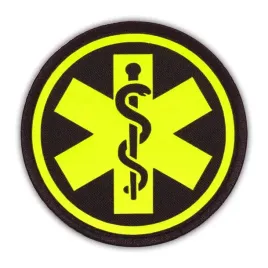 emblemat-yellow-fluo-eskulap-na-rzepie-85-cm