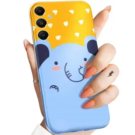 etui-do-samsung-galaxy-a05s-wzory-slon-slonie-sloniki-obudowa-pokrowiec