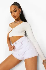 c0a008-biale-spodenki-jeansowe-boohoo-xl