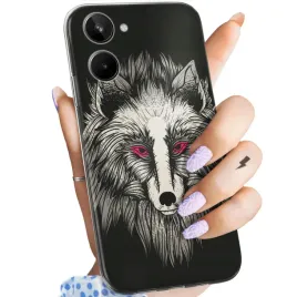 etui-do-realme-10-4g-wzory-wilk-wilkolak-wolf-wilczyca-obudowa-pokrowiec