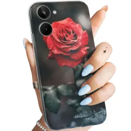 etui-do-realme-10-4g-wzory-roza-z-roza-rose-obudowa-pokrowiec-case
