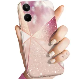 etui-do-realme-10-4g-wzory-rozowe-zloto-roz-obudowa-pokrowiec-case