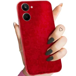 etui-do-realme-10-4g-wzory-czerwone-serca-roze-obudowa-pokrowiec-case