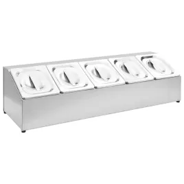 ekspozytor-z-5-pojemnikami-gn-1-6-stal-nierdzewna