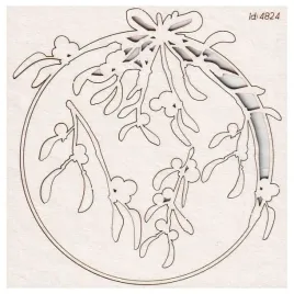 tekrturka-scrapki-mistletoe-okragla-ramka-scrapiniec-jemiola