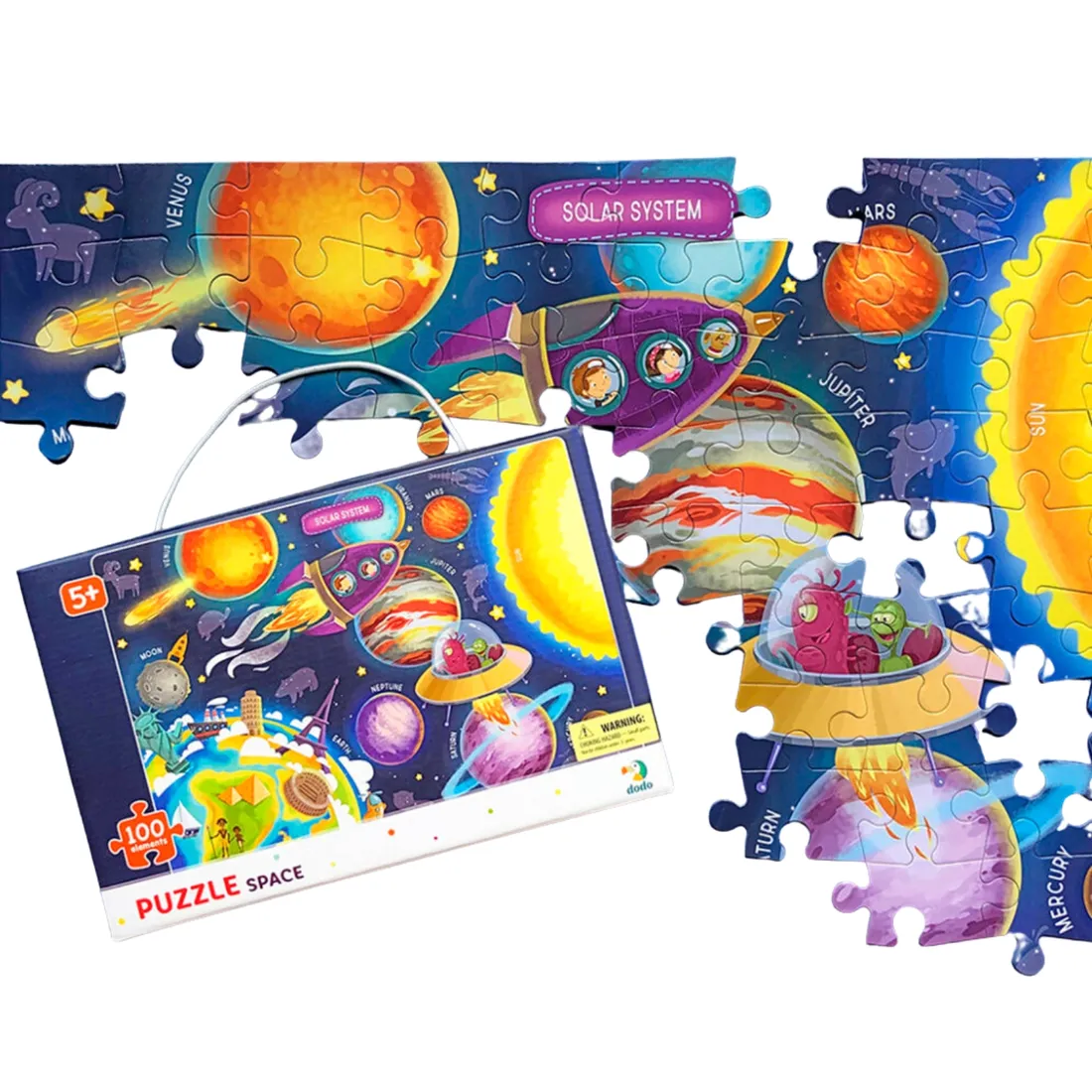 puzzle-kosmos-planety-dodo-100-el-300141-stan-nowy