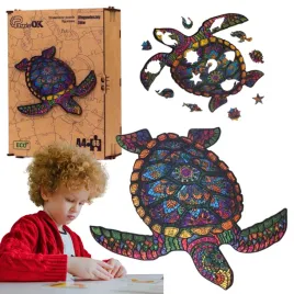 puzzle-drewniane-ukladanka-dlugowieczny-zolw-zestaw-puzzli-a4-ozdoba-puza4-