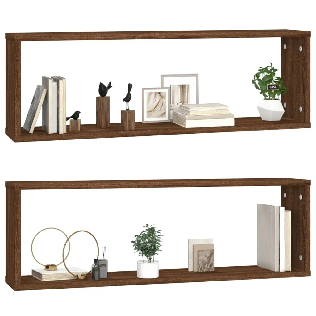 polki-scienne-2-szt-brazowy-dab-80x15x265-cm