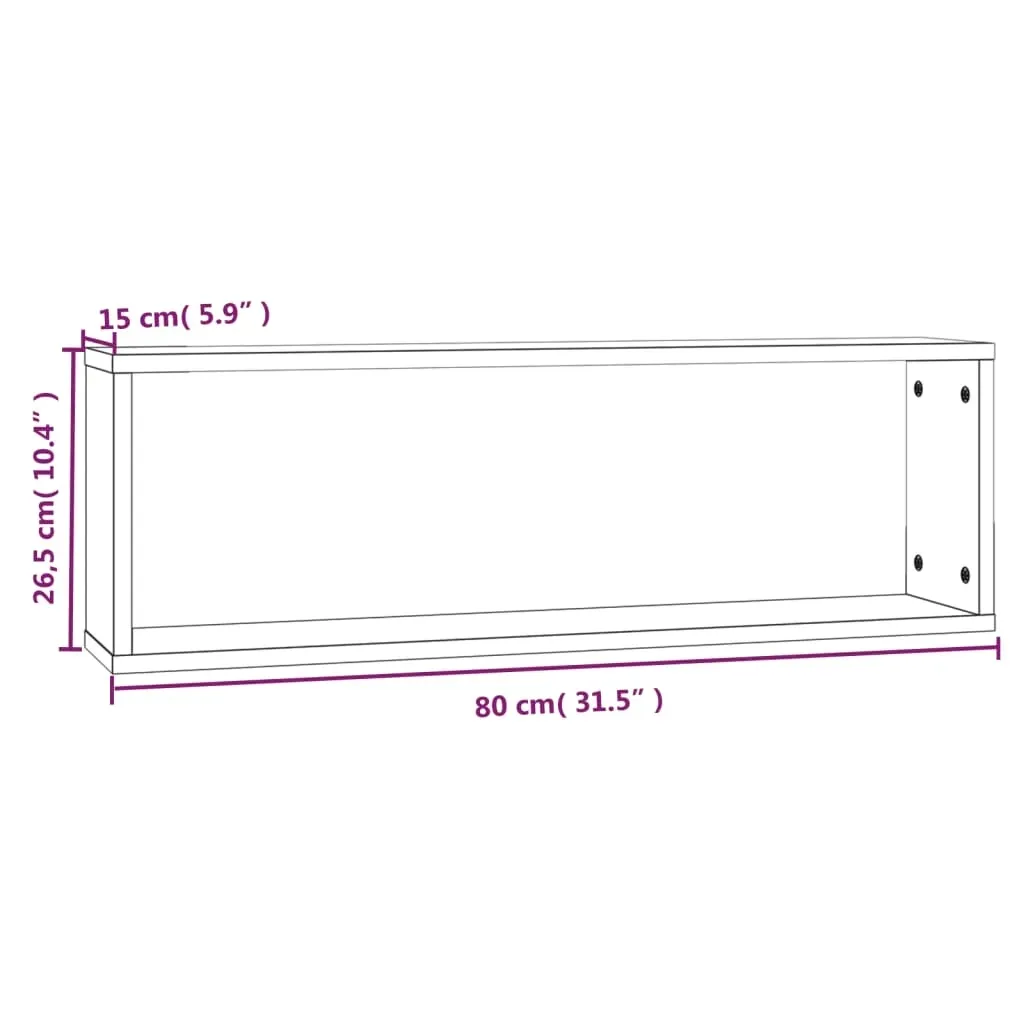 polki-scienne-2-szt-brazowy-dab-80x15x265-cm