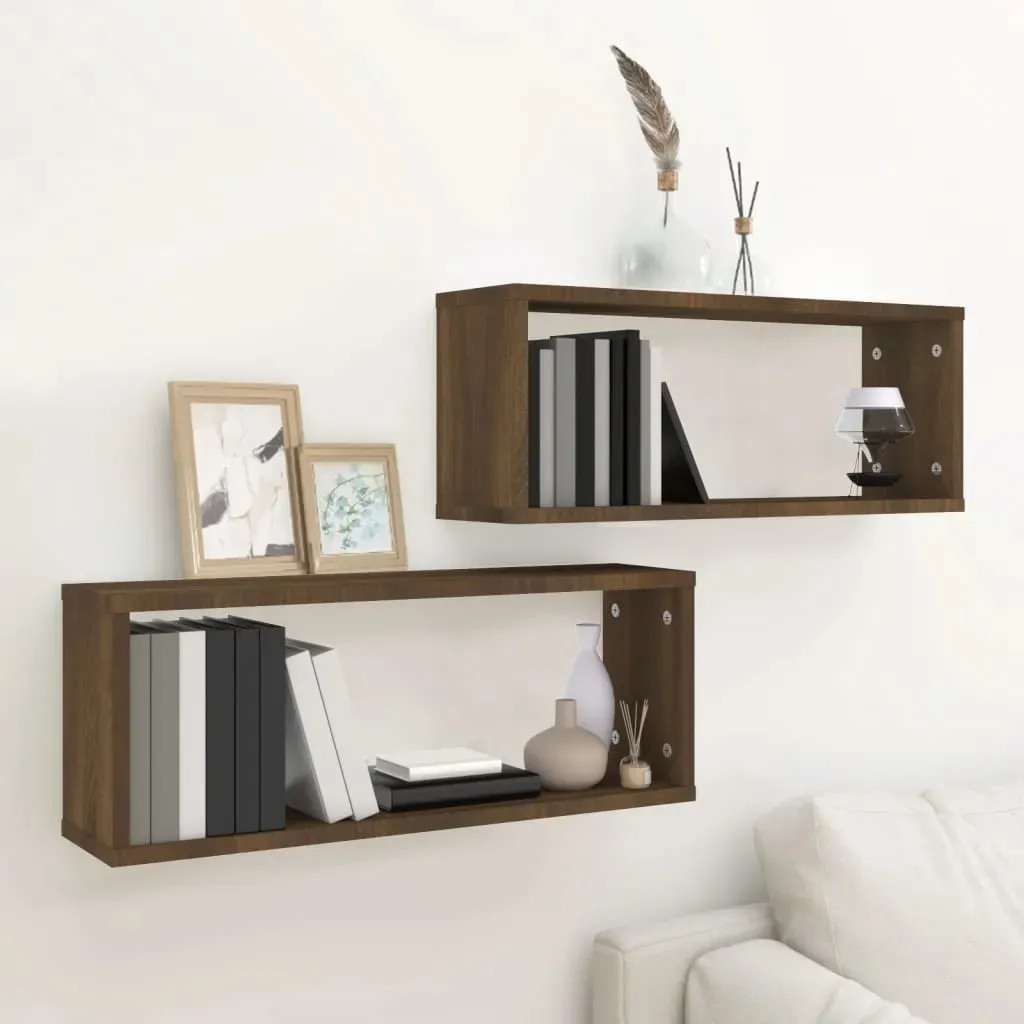 polki-scienne-2-szt-brazowy-dab-60x15x23-cm