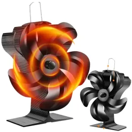 wentylator-kominkowy-cieplem-wentylator-bezpradowy-zasilany-z-termometrem