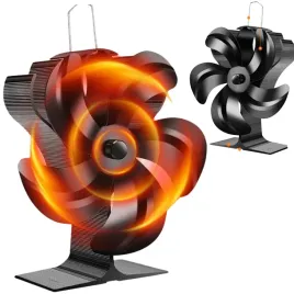 wentylator-kominkowy-cieplem-wentylator-bezpradowy-zasilany-z-termometrem