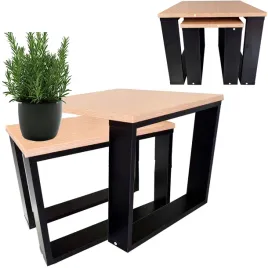 stolik-kawowy-dab-naturalny-loft-zestaw-kwadratowy-50x50cm-50x30cm