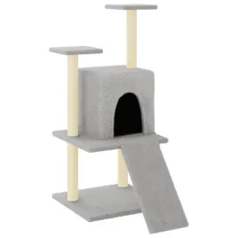 drapak-dla-kota-z-sizalowymi-slupkami-jasnoszary-110-cm