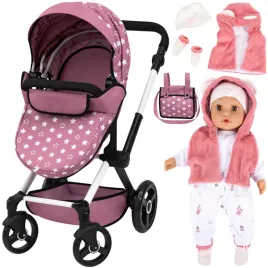 wozek-dla-lalek-w-gwiazdki-spacerowy-lalka-interaktywna-45-cm-zestaw-duzy