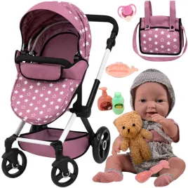 wozek-dla-lalek-w-gwiazdki-spacerowy-lalka-z-akcesoriami-36cm-duzy-zestaw
