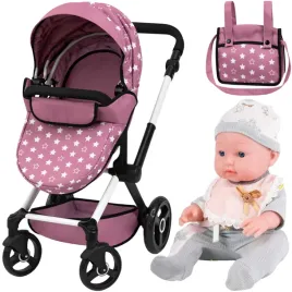 wozek-dla-lalek-w-gwiazdki-spacerowy-lalka-z-akcesoriami-duzy-zestaw