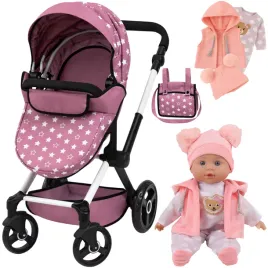 wozek-dla-lalek-w-gwiazdki-spacerowy-lalka-interaktywna-edukacyjna-zestaw