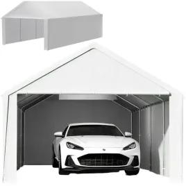 namiot-garazowy-wodoszczelny-polietylenowy-odporny-na-rozerwanie-bialy-4x8m