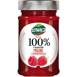 lowicz-dzem-100percent-z-owocow-malina-czerwona-porzeczka-210-g