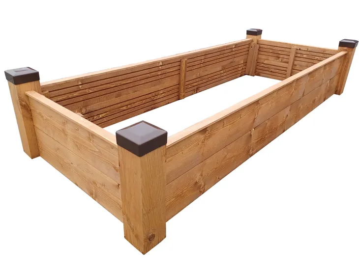 Obudowa grobu Obrzeże grobu- Nagrobek tymczasowy Drewniany 180x70x33cmh