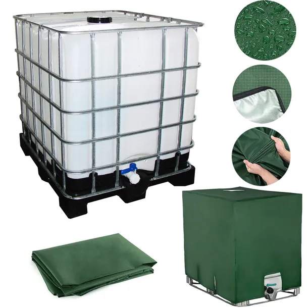Zbiornik IBC na wodę deszczówkę paletopojemnik 1000l MAUZER + POKROWIEC